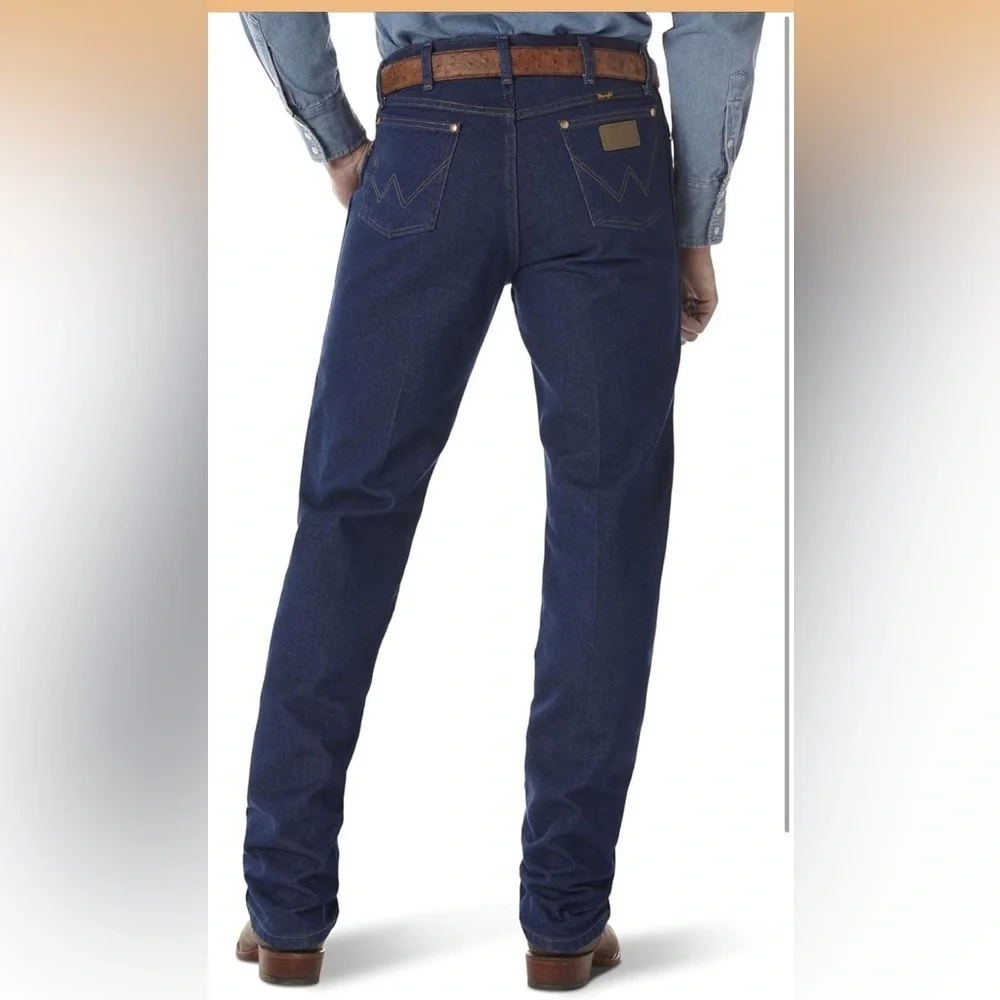 NWT Wrangler Men's Cowboy Cut Original Fit Jean 34 X 32 - Picture 4 of 7